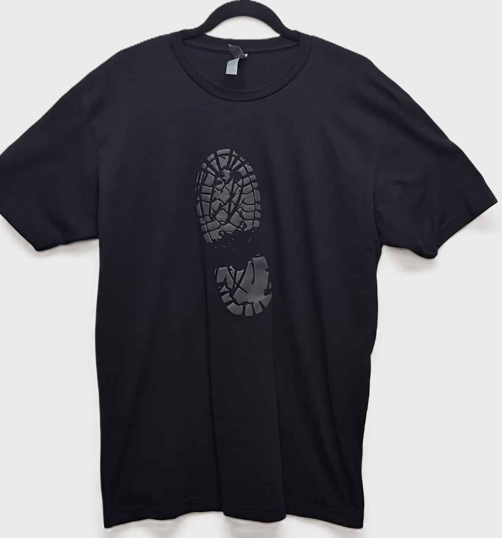 Solid Step Black Tee