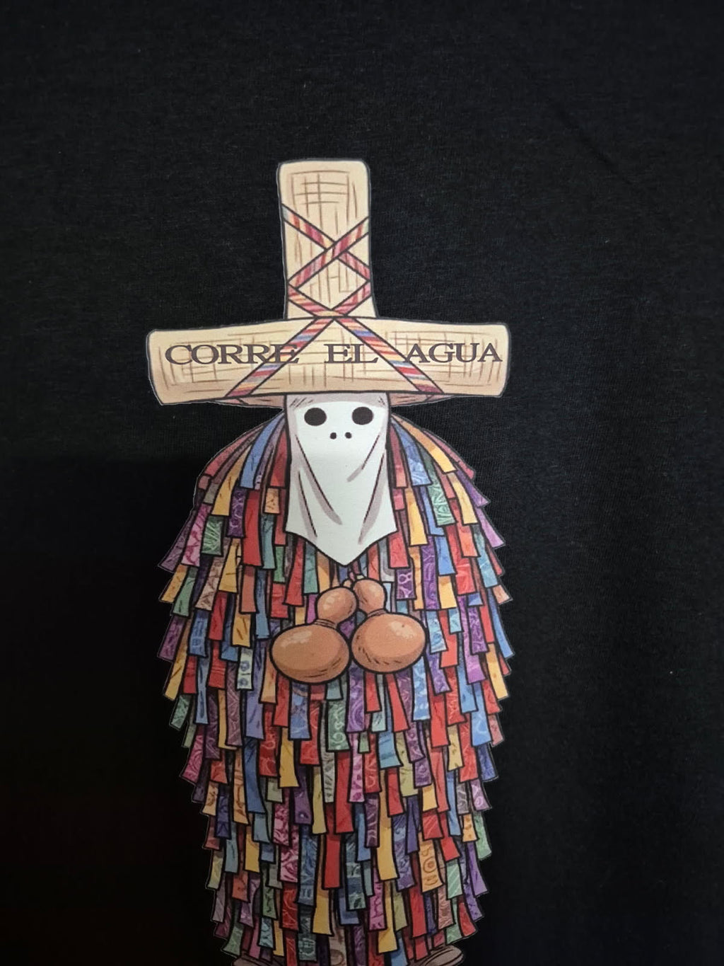 Tiliche Black T-Shirt 100% Cotton