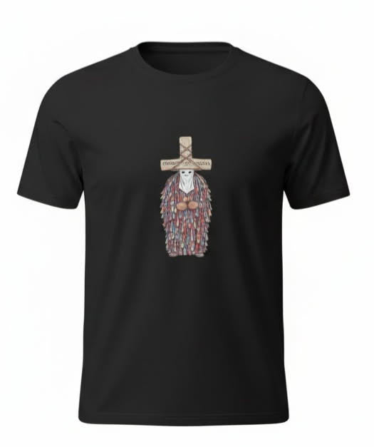 Tiliche Black T-Shirt 100% Cotton